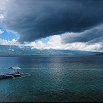 Blick aufs Meer vom Magic Island Resort, Moalboal/Cebu